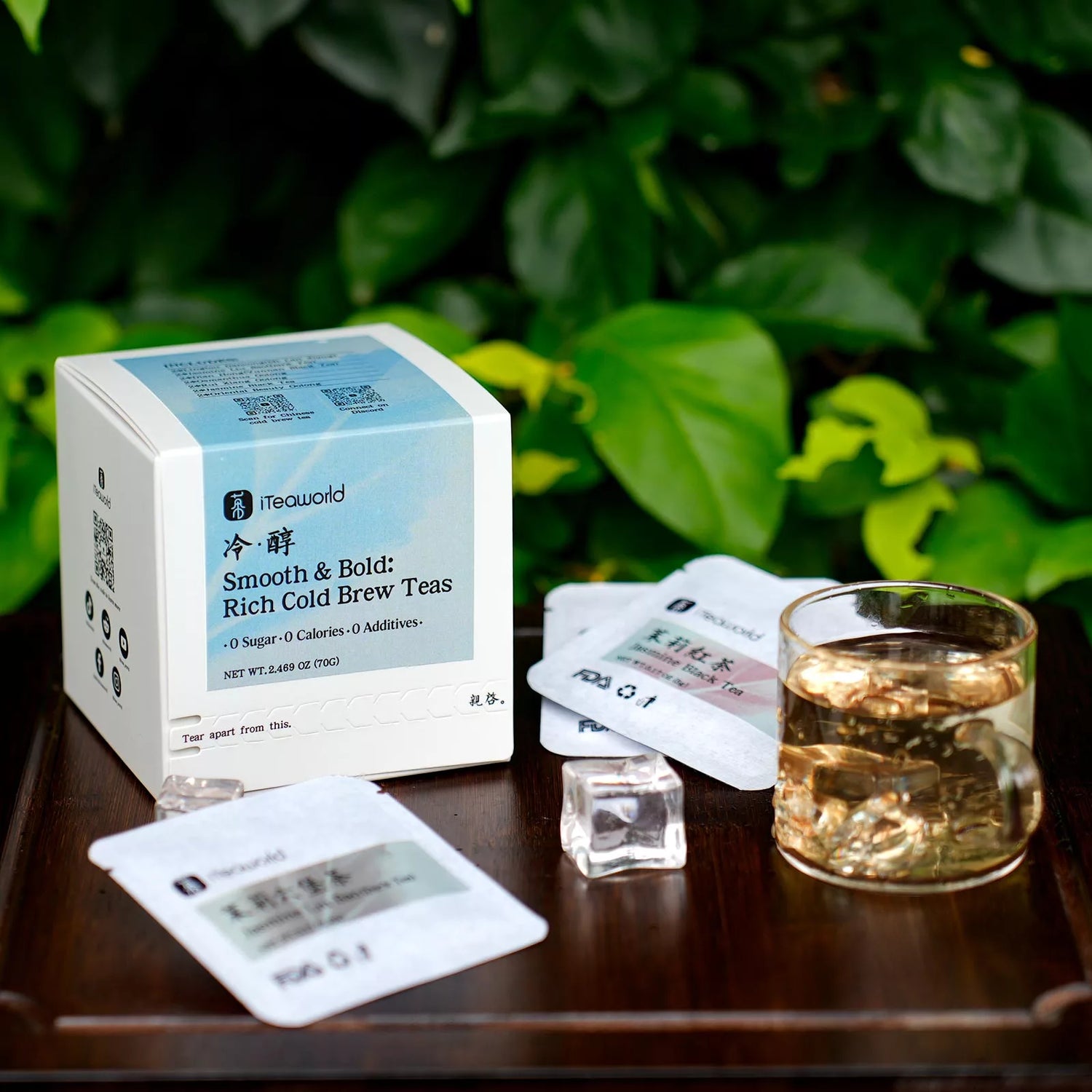 Smooth & Bold: Rich Cold Brew Teas | 0 Sugar · 0 Calories · 0 Additives - Whole Leaf | 14Bags