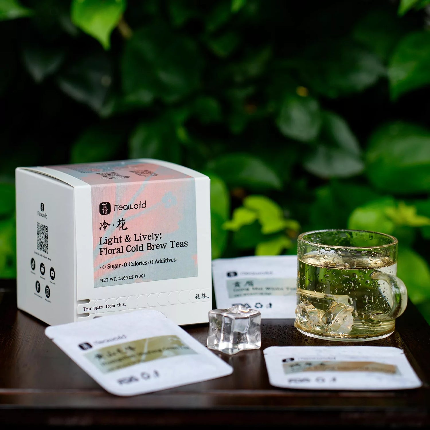 Light & Lively: Floral Cold Brew Teas | 0 Sugar · 0 Calories · 0 Additives - Whole Leaf | 14Bags