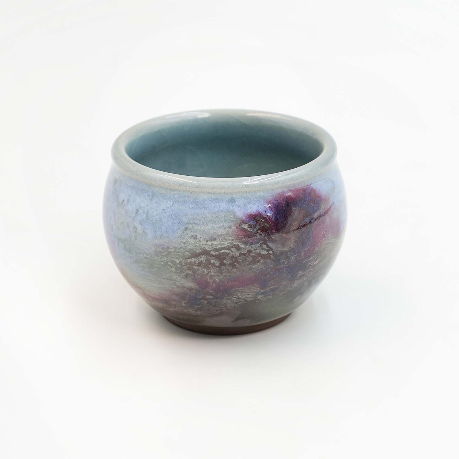 【 One of a Kind】Jun ware tea cup - kiln-changed glaze peach blossom master cup-50ml