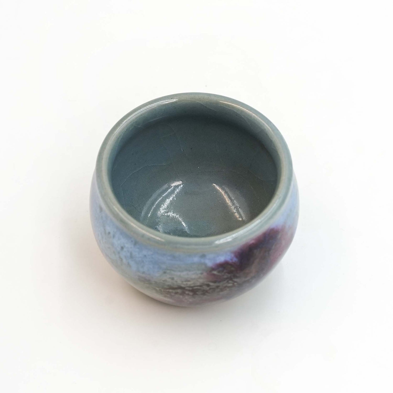【 One of a Kind】Jun ware tea cup - kiln-changed glaze peach blossom master cup-50ml