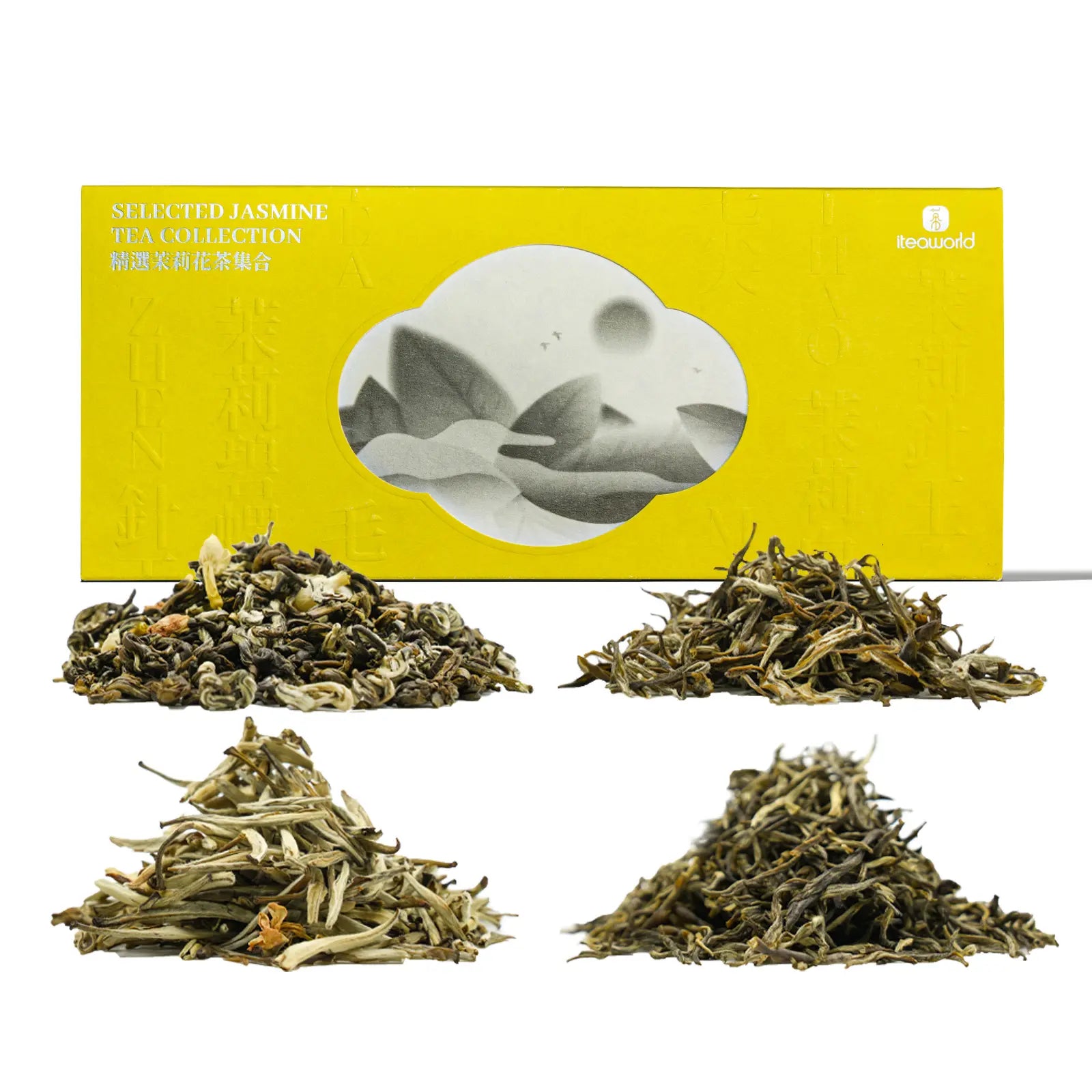 Chinese Jasmine Tea Sampler 4 Jasmine Loose Leaf Tea iTeaworld