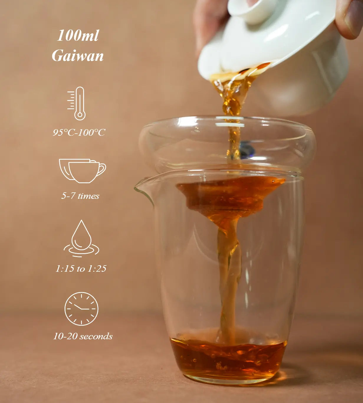 oolong tea sampler gaiwan brew method