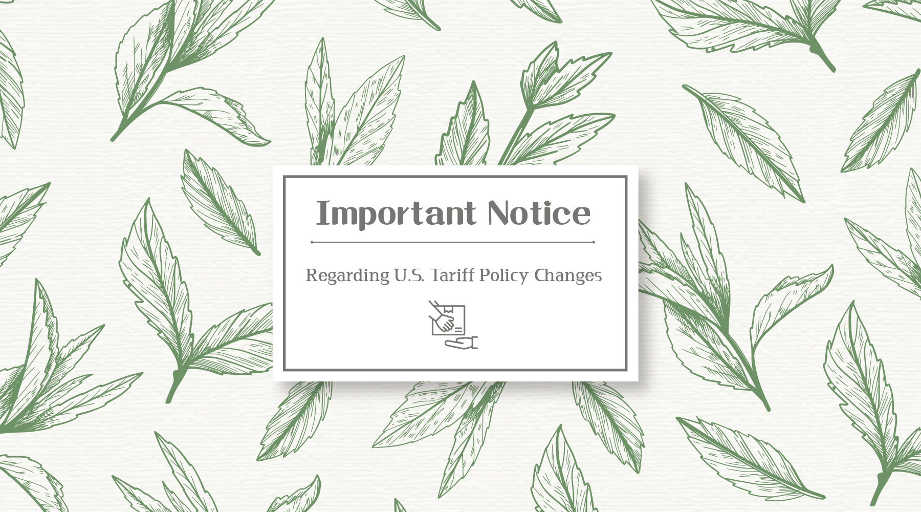 Important Shipping Update: U.S. Tariff Changes