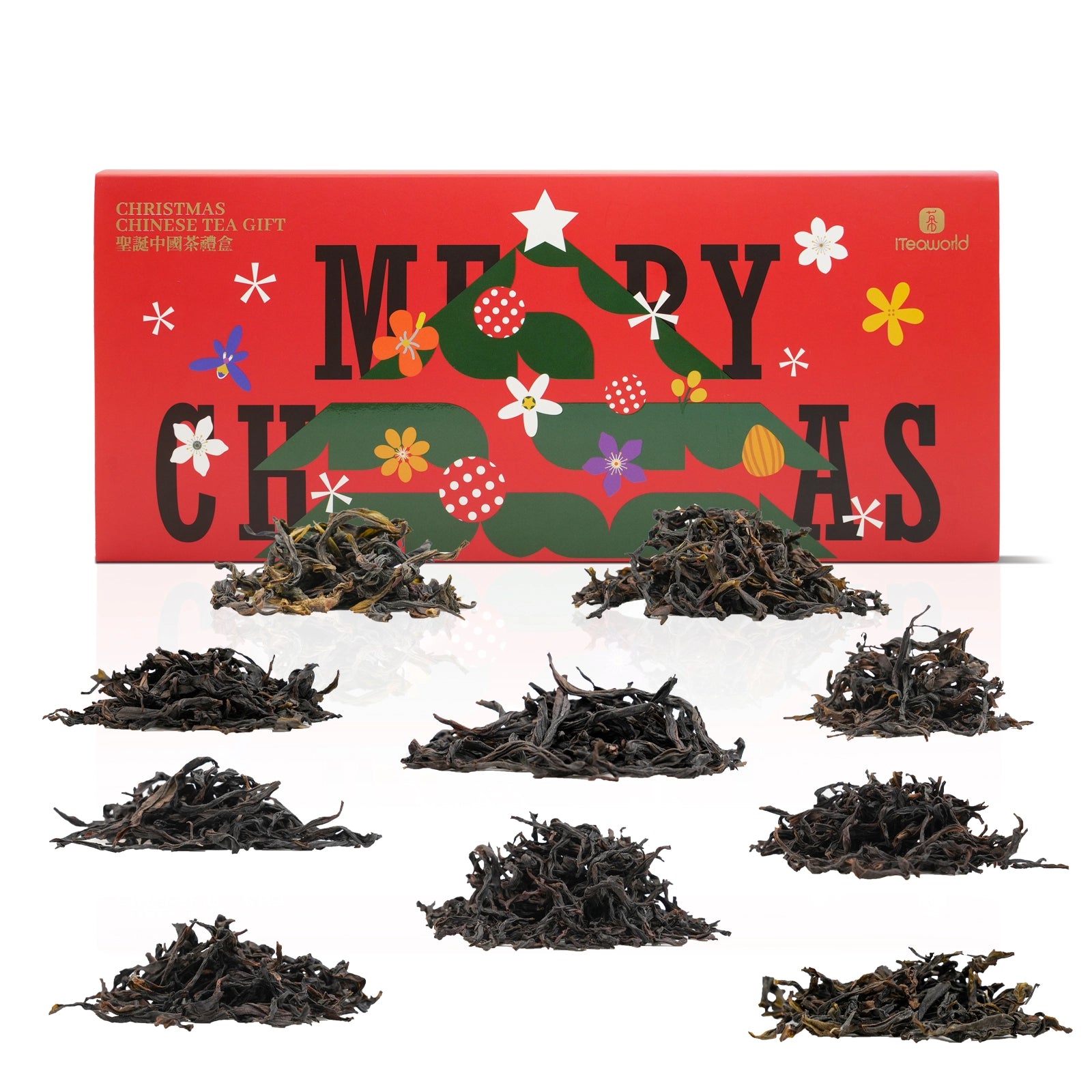 iTeaworld 2024 Christmas Gift Sampler: Fenghuang Dancong Oolong Tea – 10 Unique Aromas Authentic Chaozhou oolong tea with Jasmine, Gardenia, Cinnamon, Magnolia, and more.