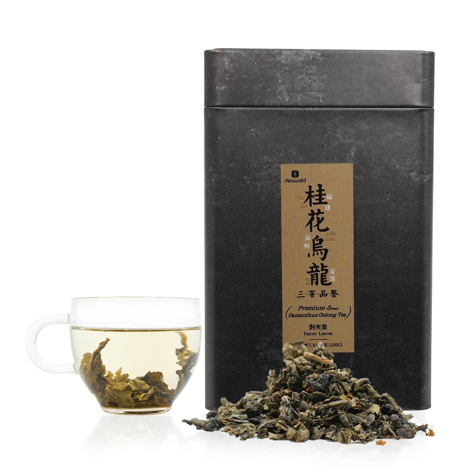 2024 Osmanthus Oolong  Triple-Scented Tieguanyin with Century-Old Osmanthus Blossoms, Anxi, Fujian.