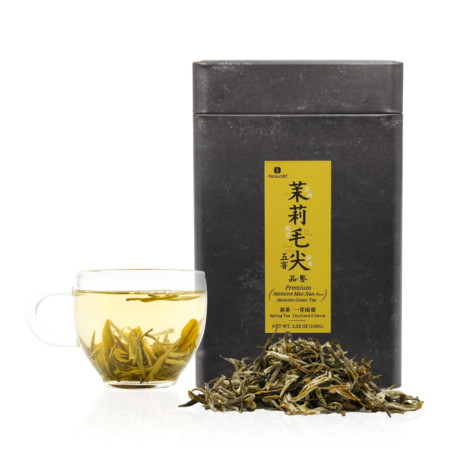 Premium Jasmine Green Tea – Mao Jian Grade 5-Infusion 100g