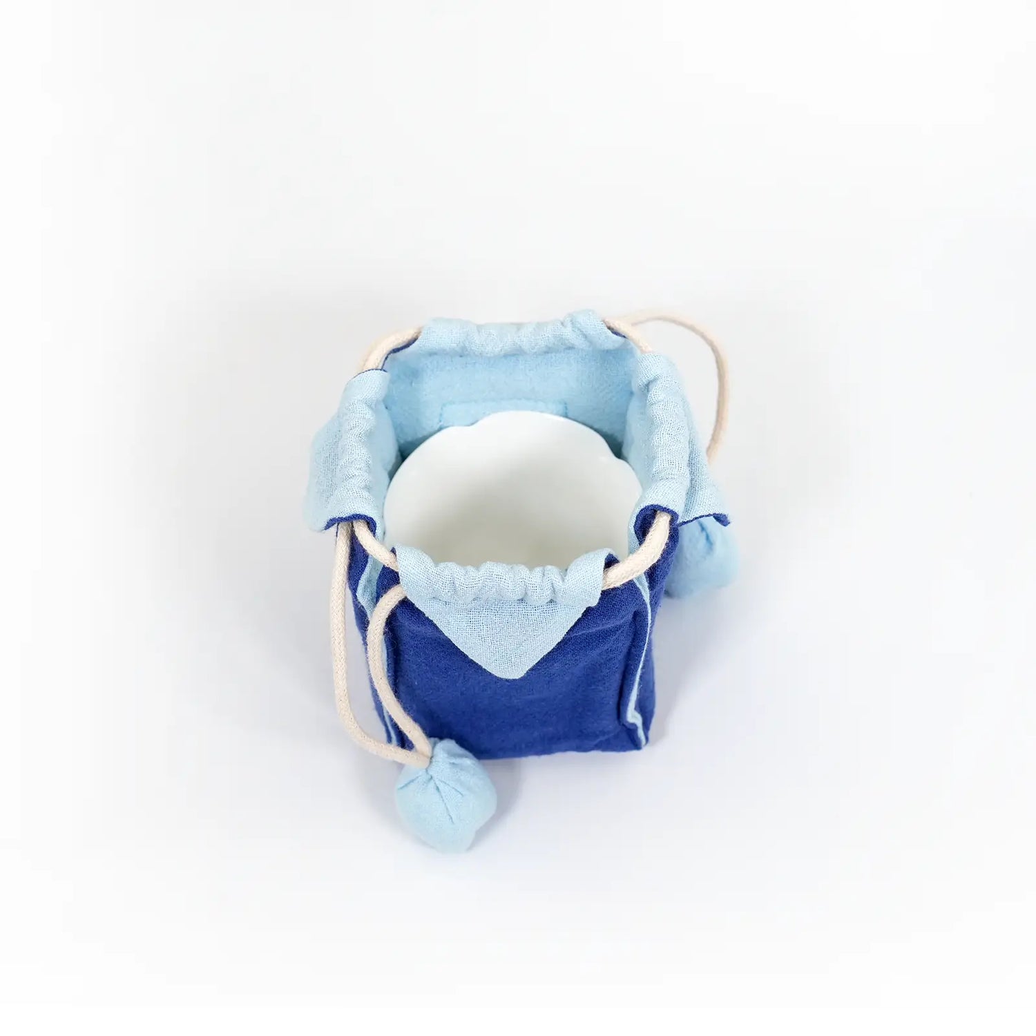 Persimmon-Shaped Cloth Tea Bag for Gaiwan and Teacups Storage