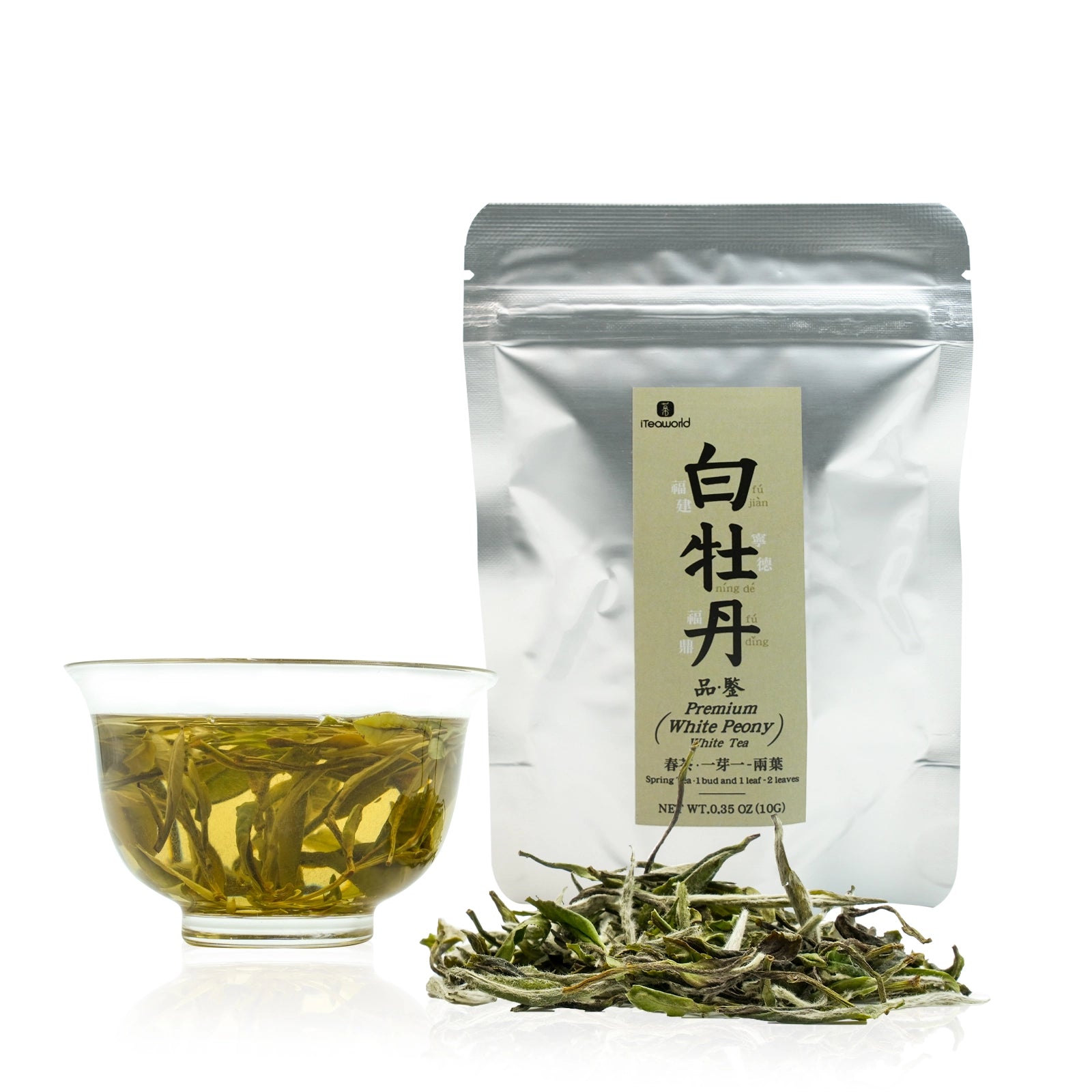 2024 White Peony White Tea  First Grade Spring Tea, One Bud One Leaf, Fuding, Fujian. Sun-Dried for Long-Term Aging