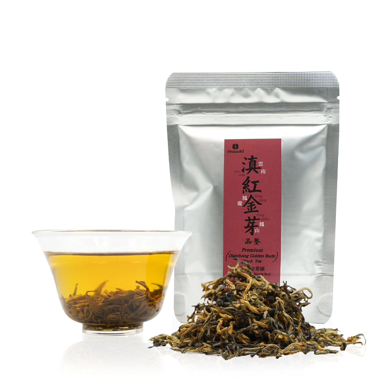 2024 Dian Hong Golden Buds Black Tea  All-Bud Tea from Fengqing, Yunnan. Crafted by a Heritage Tea Master