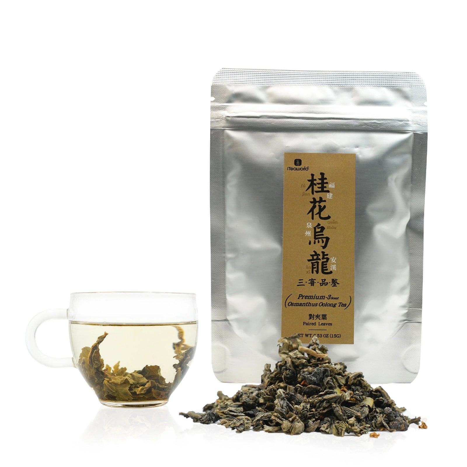 2024 Osmanthus Oolong  Triple-Scented Tieguanyin with Century-Old Osmanthus Blossoms, Anxi, Fujian.