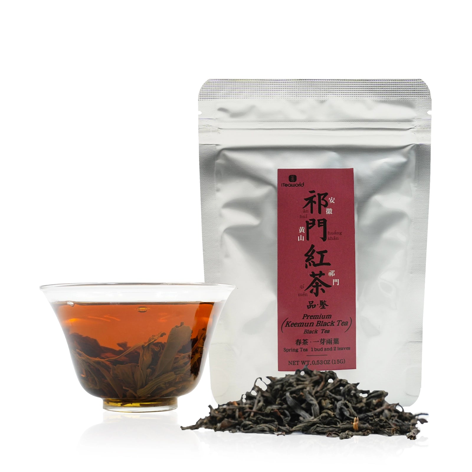 2024 Keemun Black Tea  Classic Anhui Keemun, First Flush, One Bud Two Leaves, Qimen Zhuye Varietal.