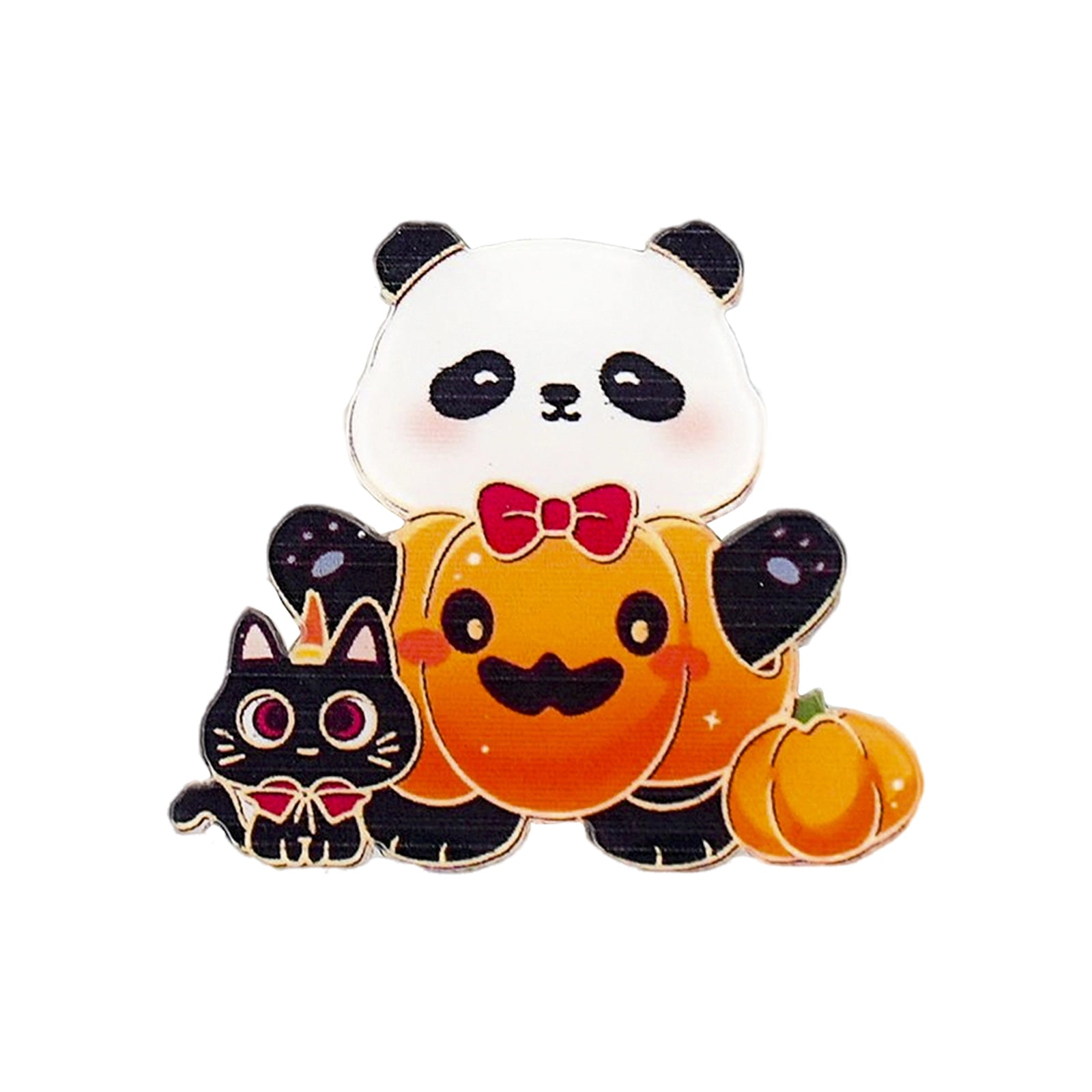 Halloween Panda Refrigerator Magnets (3-piece set) - Perfect Halloween Gift