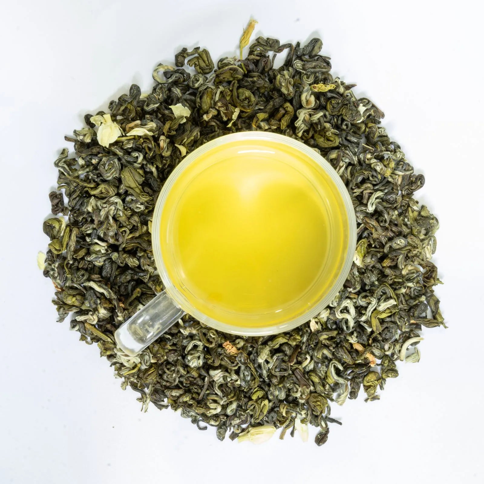 Jasmine Bi Luo Chun | Traditional 3-Scent Jasmine Green Tea (One Bud with Two Leaves) – Subtle Floral Aroma, Mild Flavor, Handpicked from 2000m High Mountains in Lincang, Yunnan | Summer Harvest June 2024 | 3.5oz (100g) For Afternoon