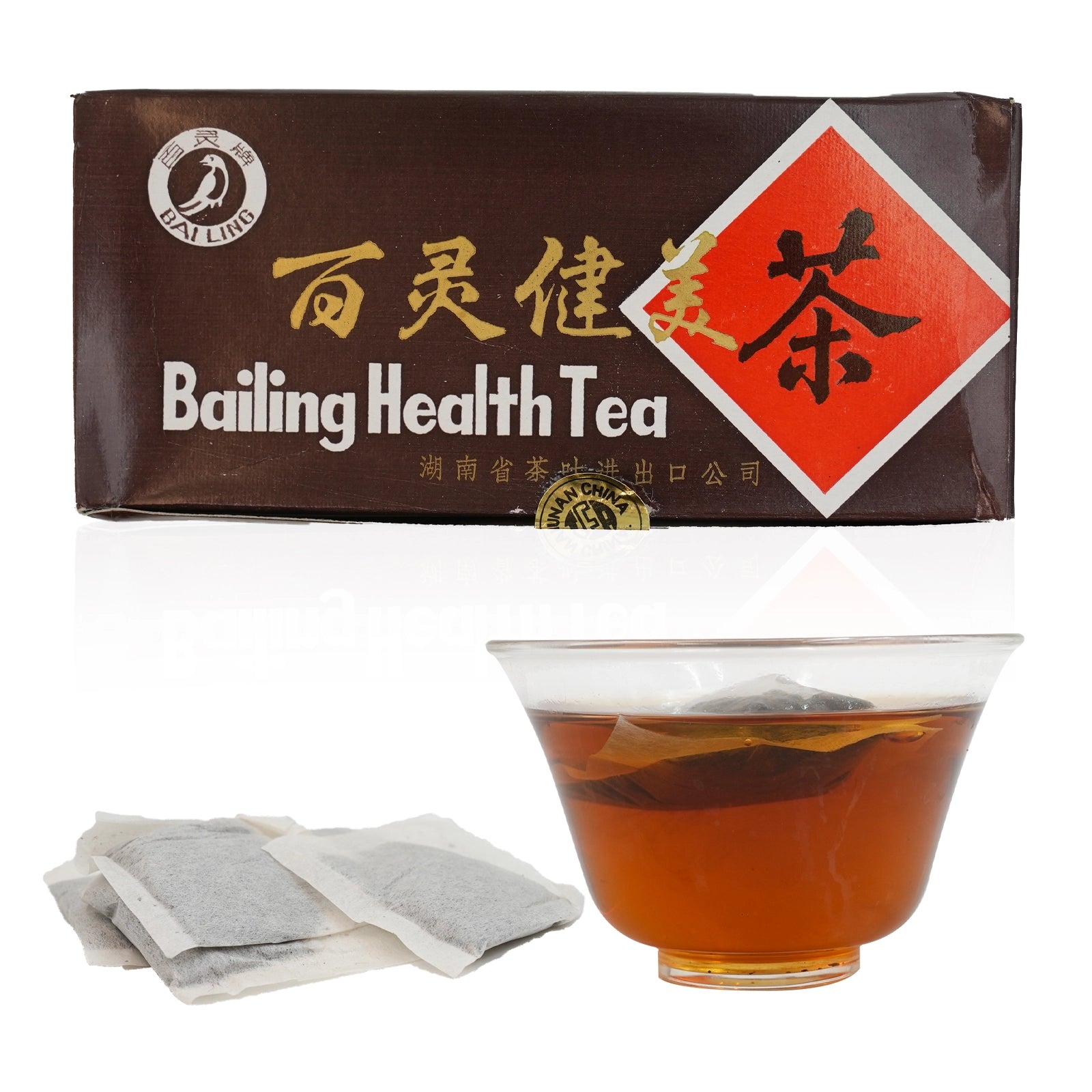 Bailing Fitness Tea — 34-Year Aged Fu Brick Tea