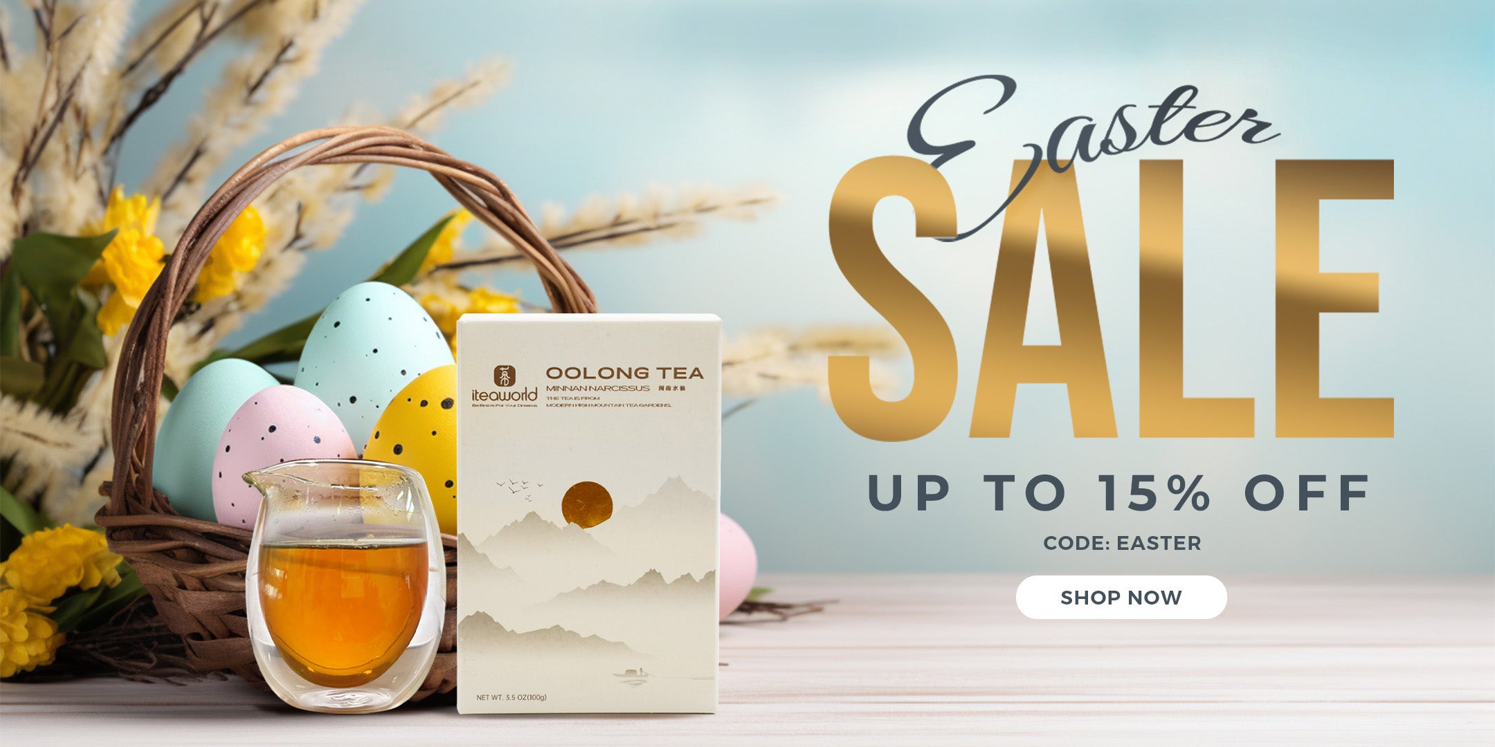 Easter sale 15%off all chinese tea