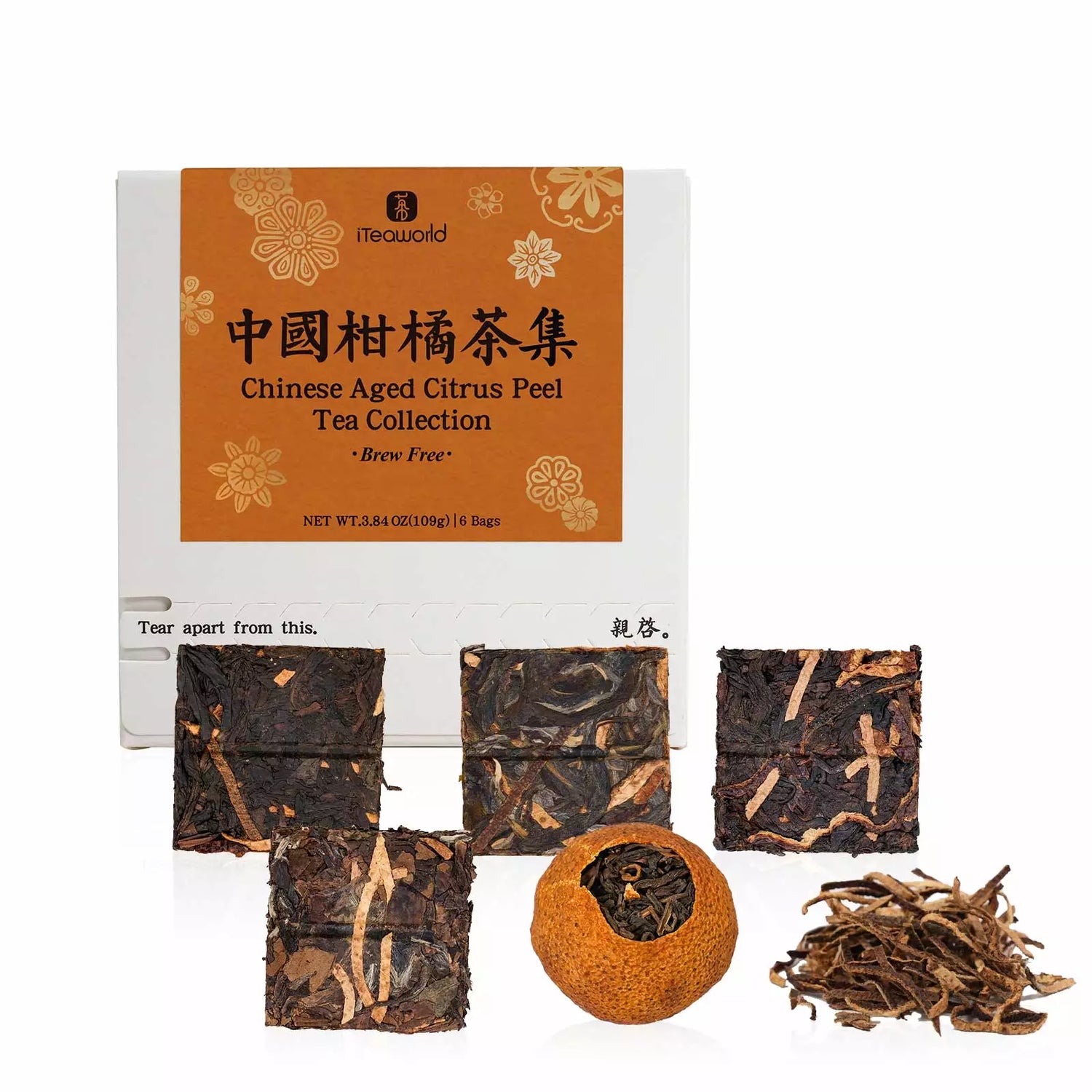Chinese Aged Citrus Peel Tea Collection | Digestive Support & Soothing Warmth
