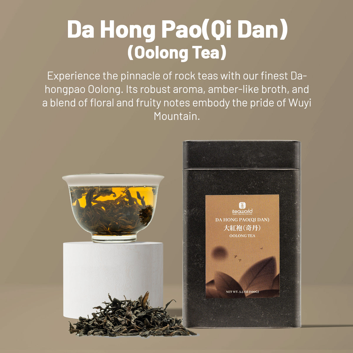 Qi Dan Da Hong Pao Wuyi Rock Tea Oolong Tea