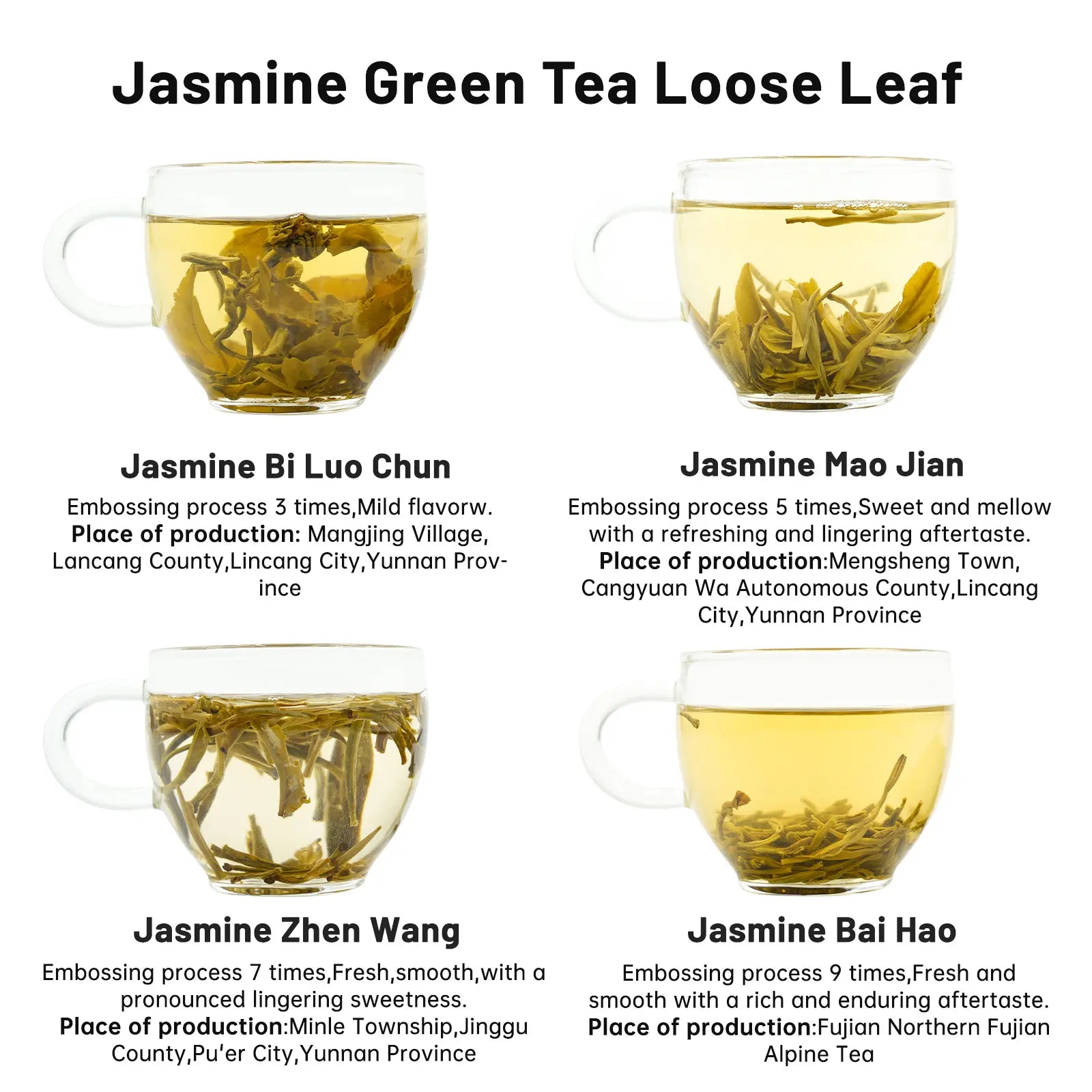 Jasmine tea chinese loose leaf tea