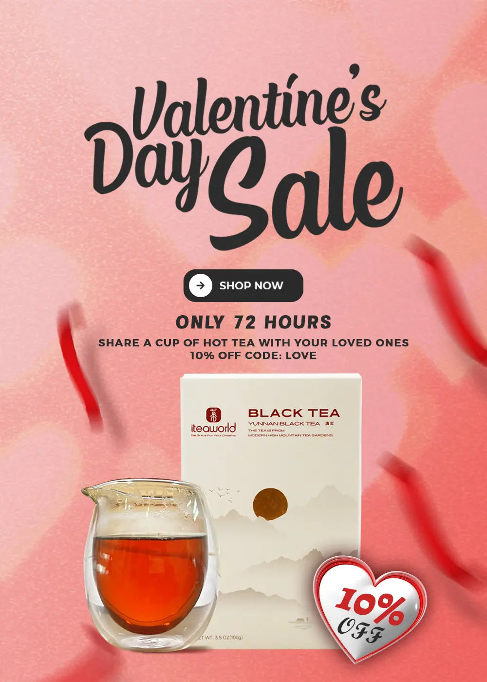 Valentine's Day Sale With Code: LOVE