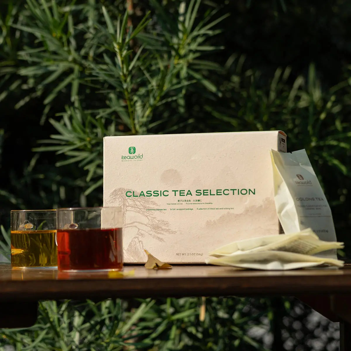 classic tea sampler Include oolong tea and black tea