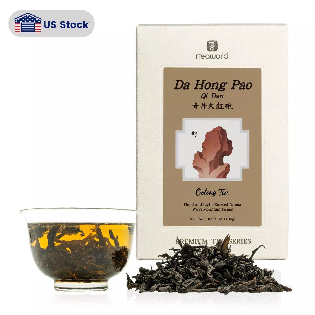 Premium Qi Dan Da Hong Pao Wuyi Rock Tea 100g