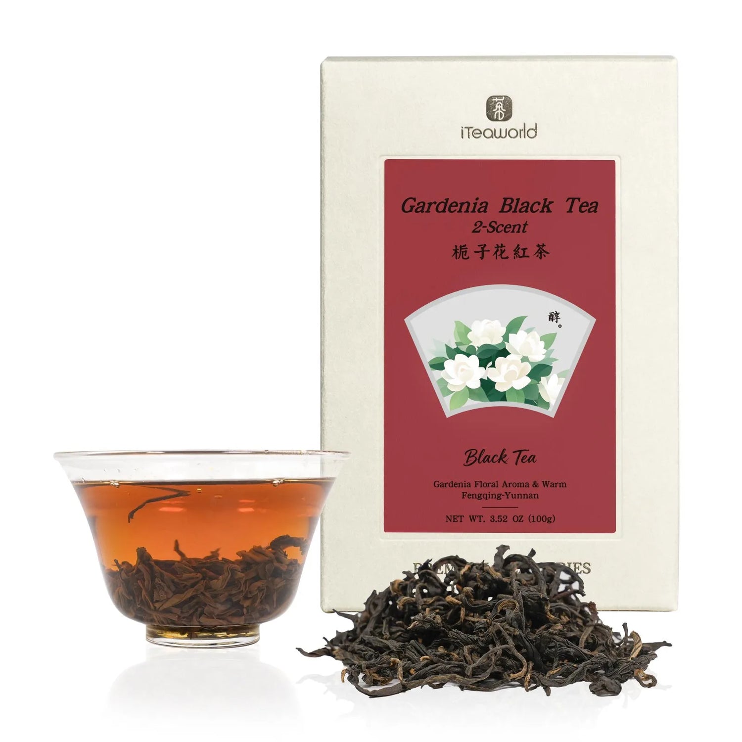 Premium Gardenia Black Tea – Triple-Scented | 100g