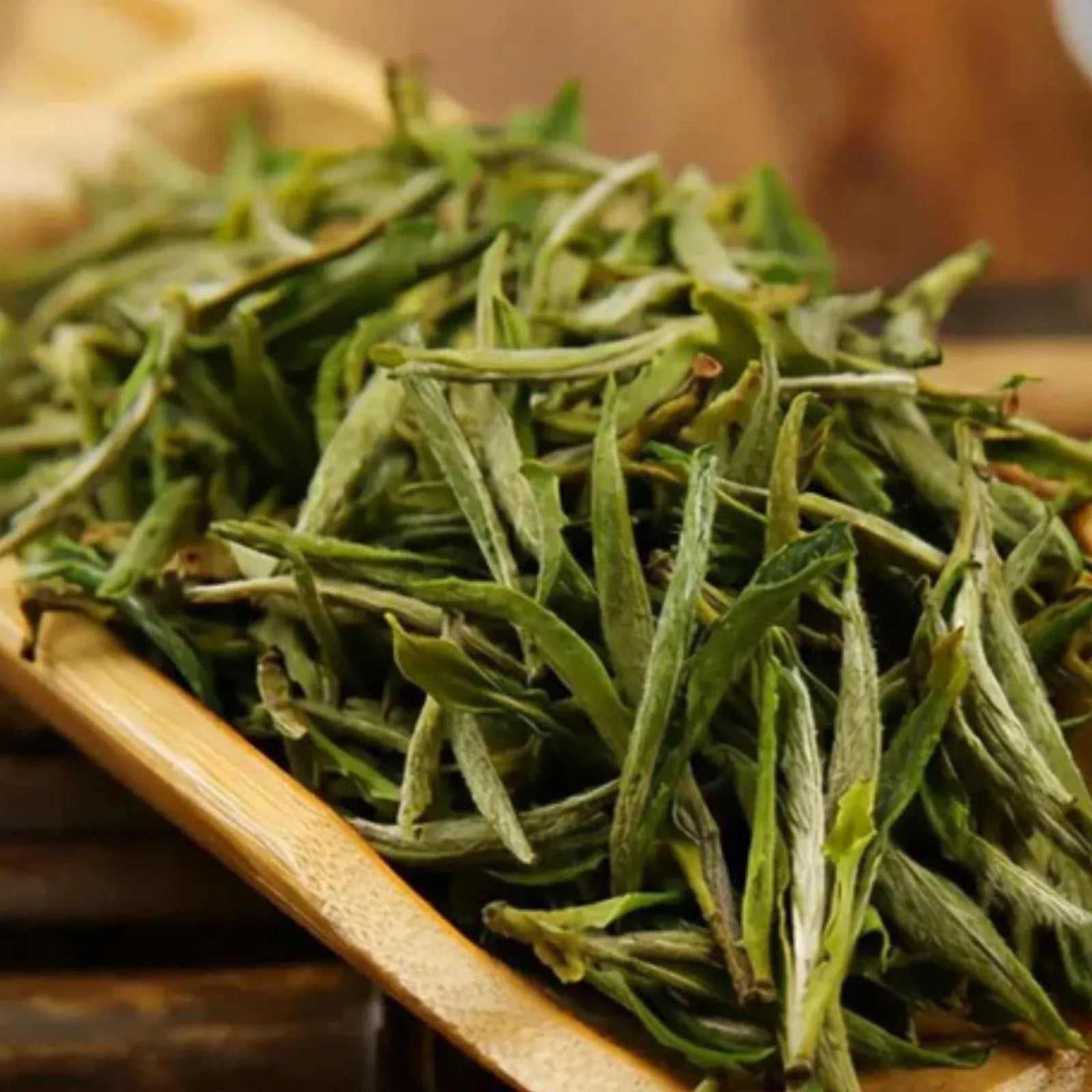 Huangshan Maofeng Chinese Green Tea (One bud with two leaves) – Fresh Orchid Aroma, Robust High-Mountain Flavor from 800m in Huangtian Village, Huangshan, Anhui | Spring Harvest April 2024 | 1.76OZ (50g) For Morning