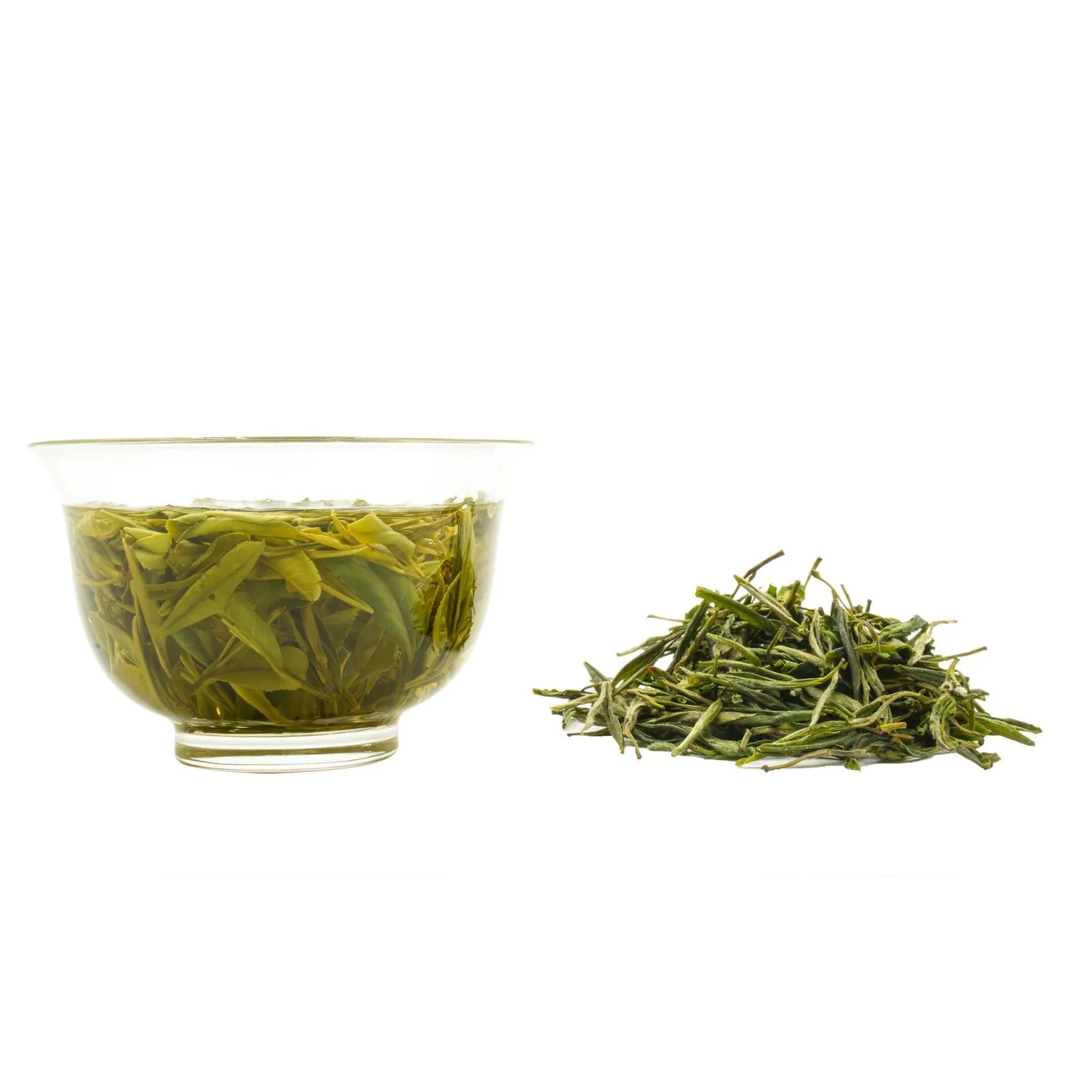 Huangshan Maofeng Chinese Green Tea (One bud with two leaves) – Fresh Orchid Aroma, Robust High-Mountain Flavor from 800m in Huangtian Village, Huangshan, Anhui | Spring Harvest April 2024 | 1.76OZ (50g) For Morning