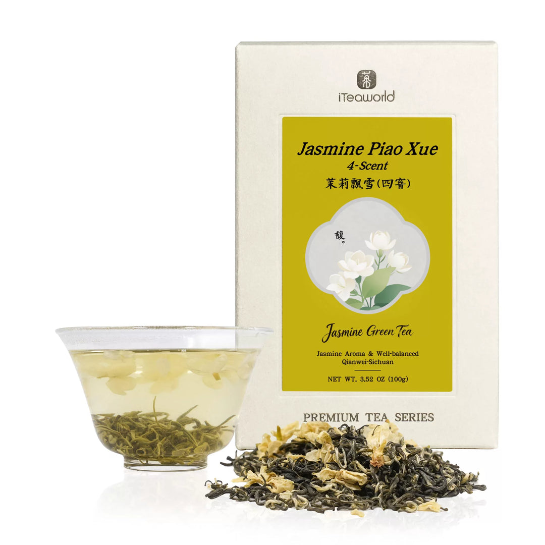 Jasmine Piaoxue Green Tea - Four-Time Scented 100g