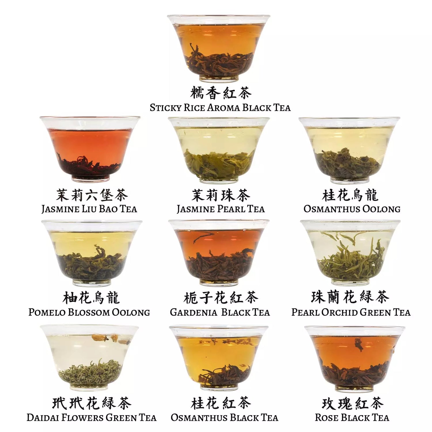 Chinese Floral Tea Collection — Ten Tea, Ten Blessings, One Gift of Fragrance