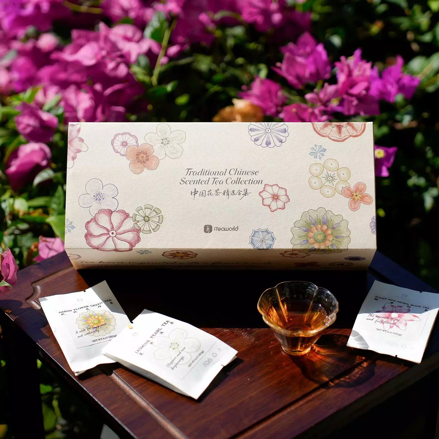 Chinese Floral Tea Collection — Fragrant Blessing Tea Gift Set