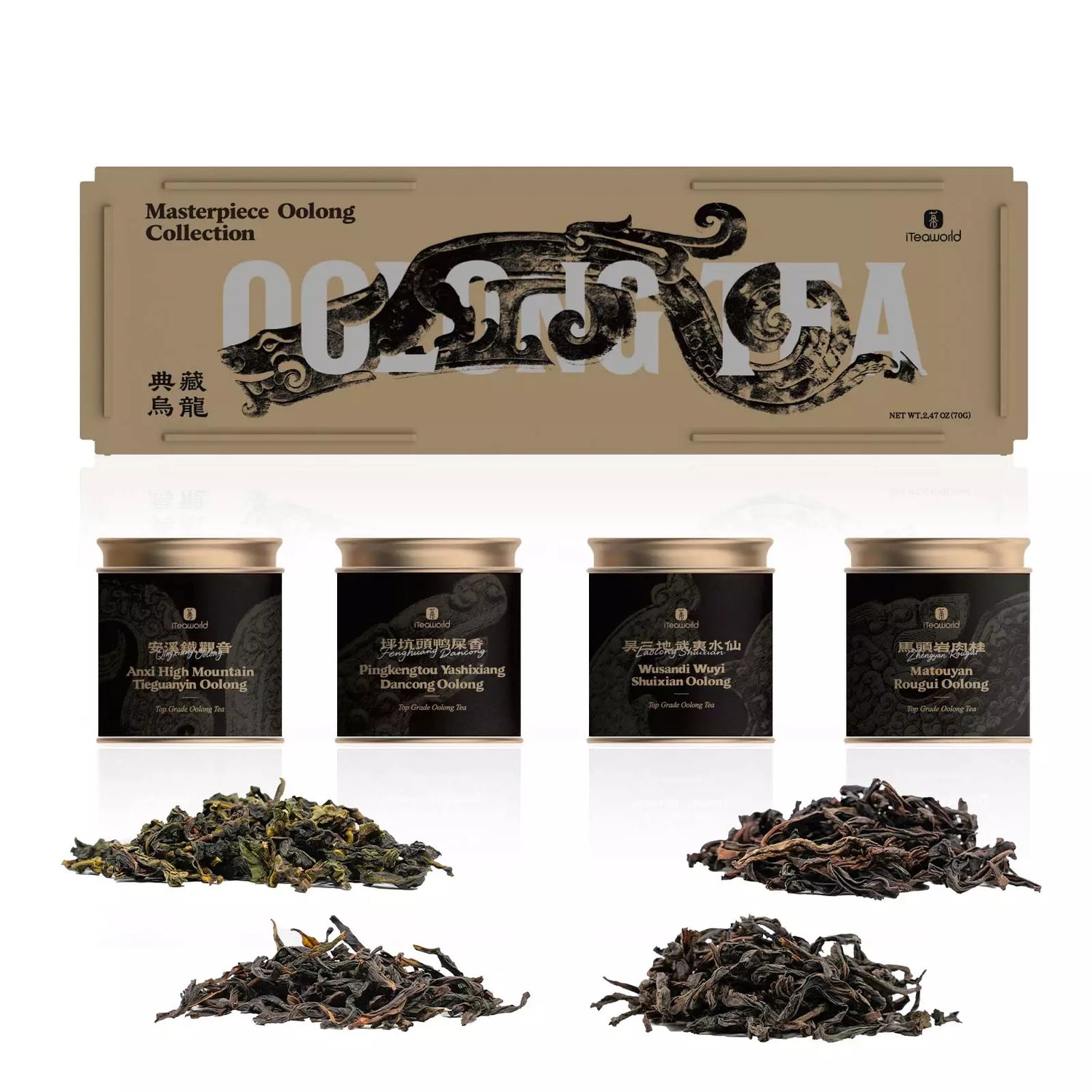 Masterpiece Oolong Collection: Four Finest Chinese Oolong Teas