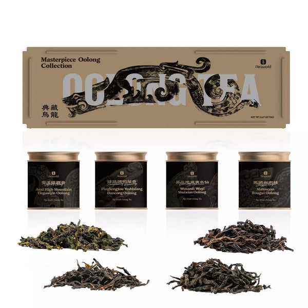 ピオフィ　ランチョン　楊　セット Masterpiece Chinese Oolong Tea Collection – Premium Gift Set 70g
