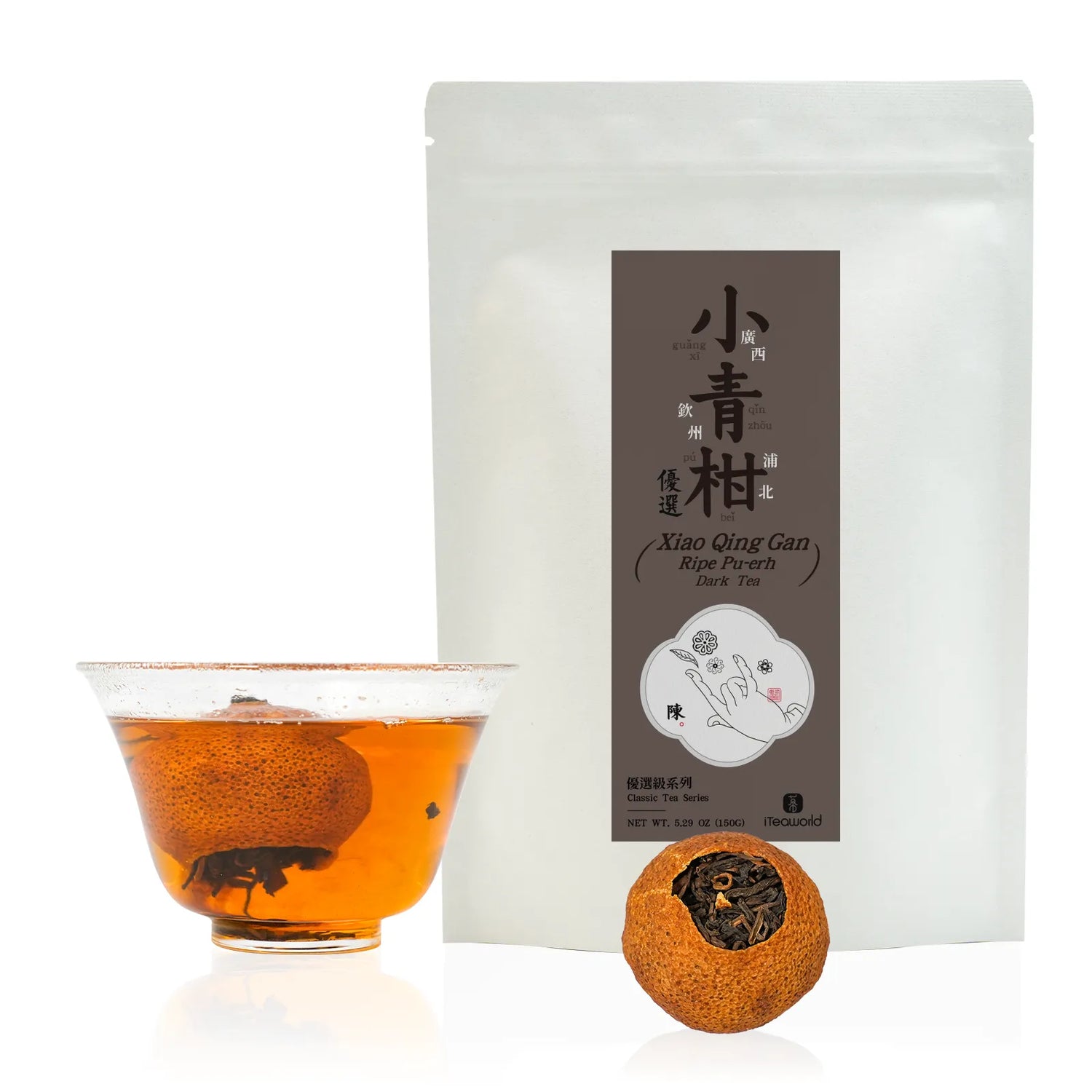 Xiao Qing Gan (Green Mandarin Stuffed with Ripe Pu-erh) for Daily Use 150g