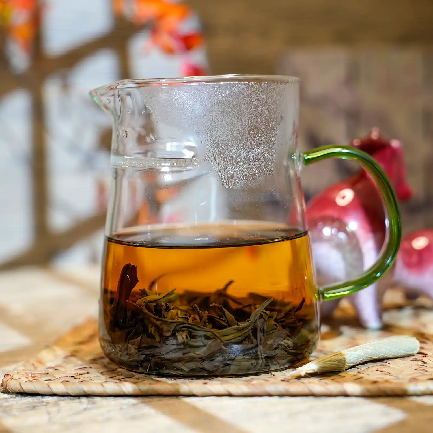 Crescent Glass Tea Infuser Cup – 450 mL