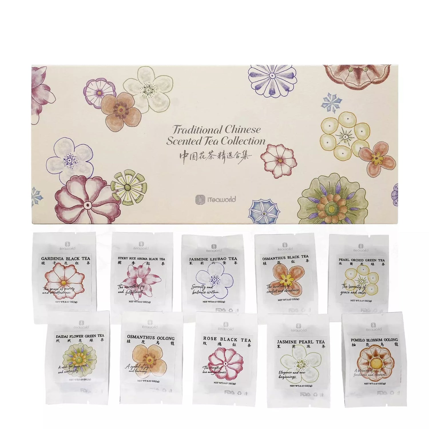 Chinese Floral Tea Collection — Discover 10 Fragrant Teas