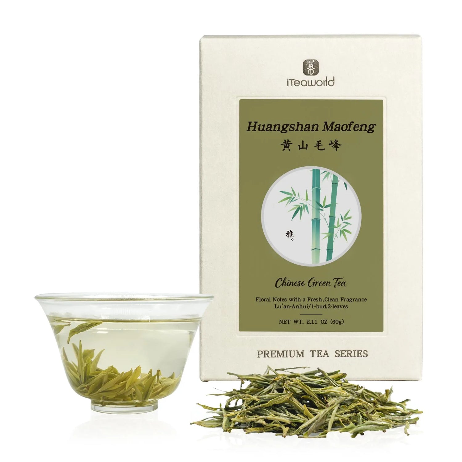 Premium Huangshan Maofeng Green Tea 60g