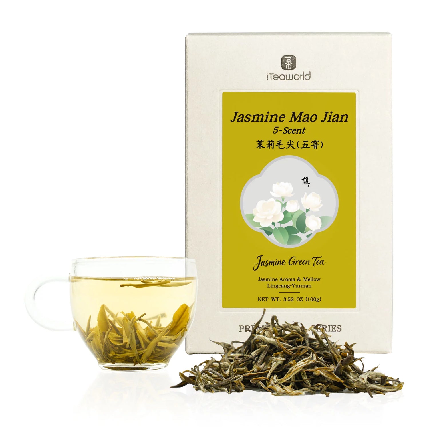 Jasmine Maojian Green Tea – Five-Scented | 100g