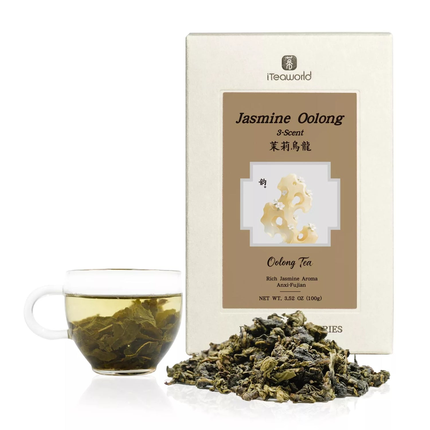 Jasmine Oolong Tea (Tieguanyin) – Triple-Scented | 100g