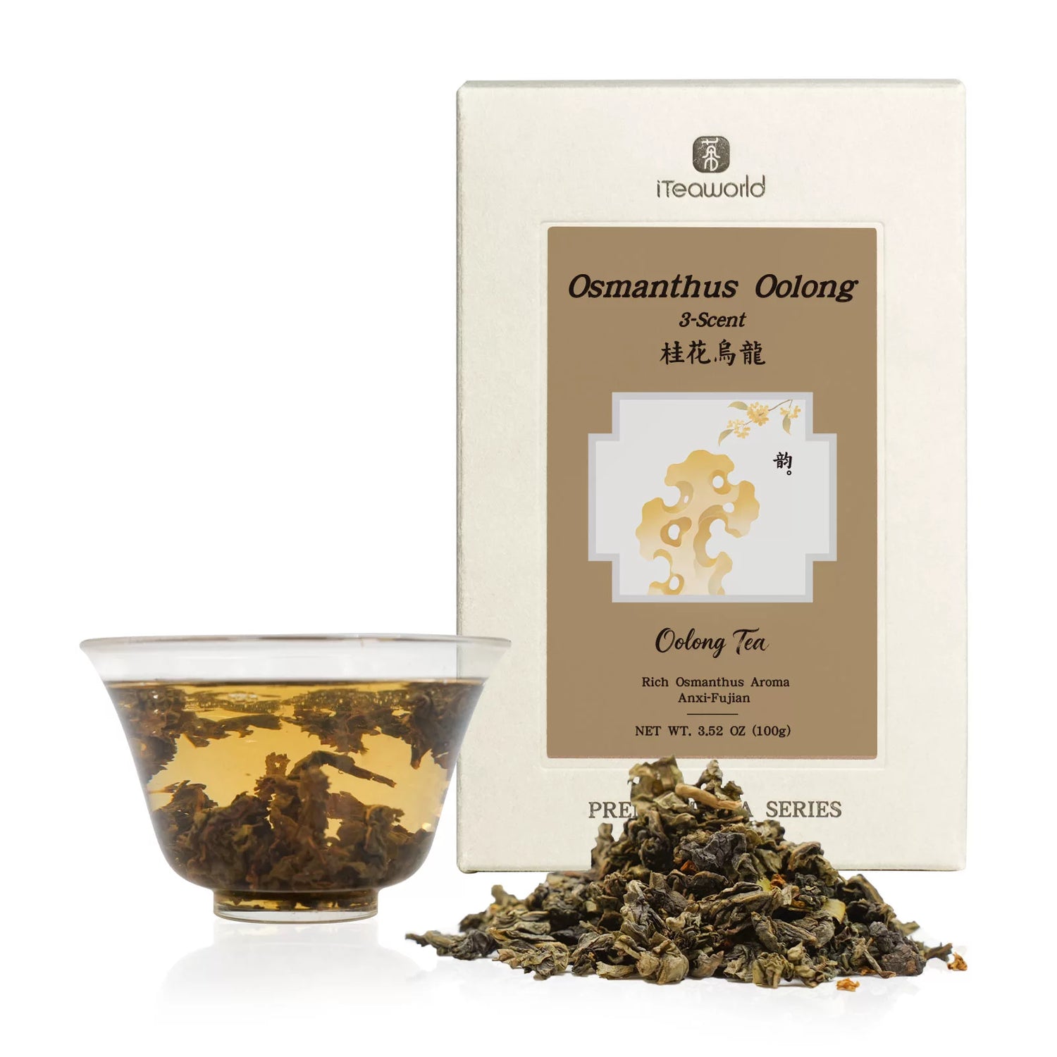 Premium Osmanthus Oolong Tea (Tieguanyin) – Triple-Scented | 100g