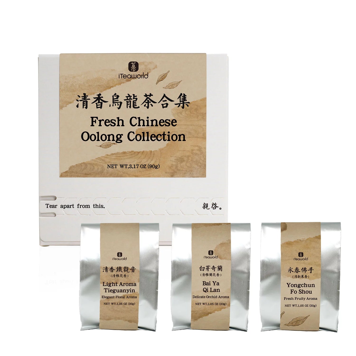 Fresh Chinese Oolong Tea Collection 90g