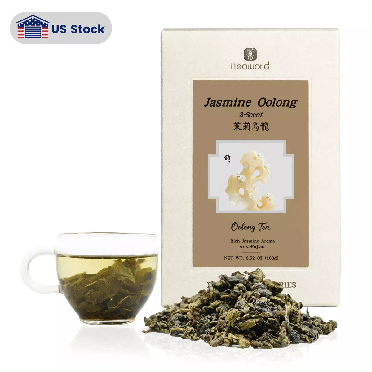 Jasmine Oolong Tea (Tieguanyin) – Triple-Scented | 100g