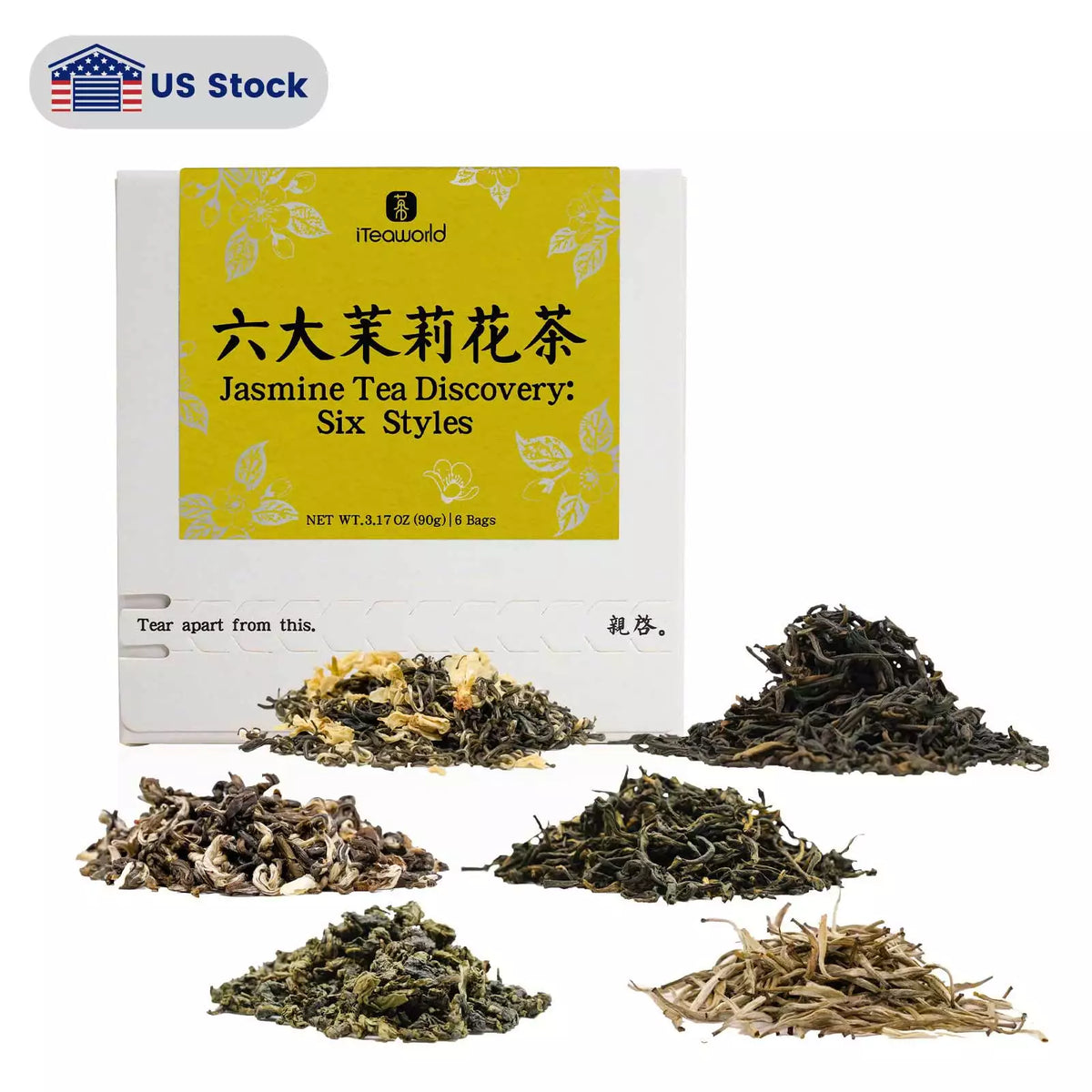Chinese Jasmine Tea Flavor Collection 90g