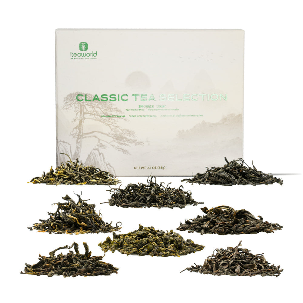 Chinese Tea Sampler – 8 Oolong & Black Teas for Beginners