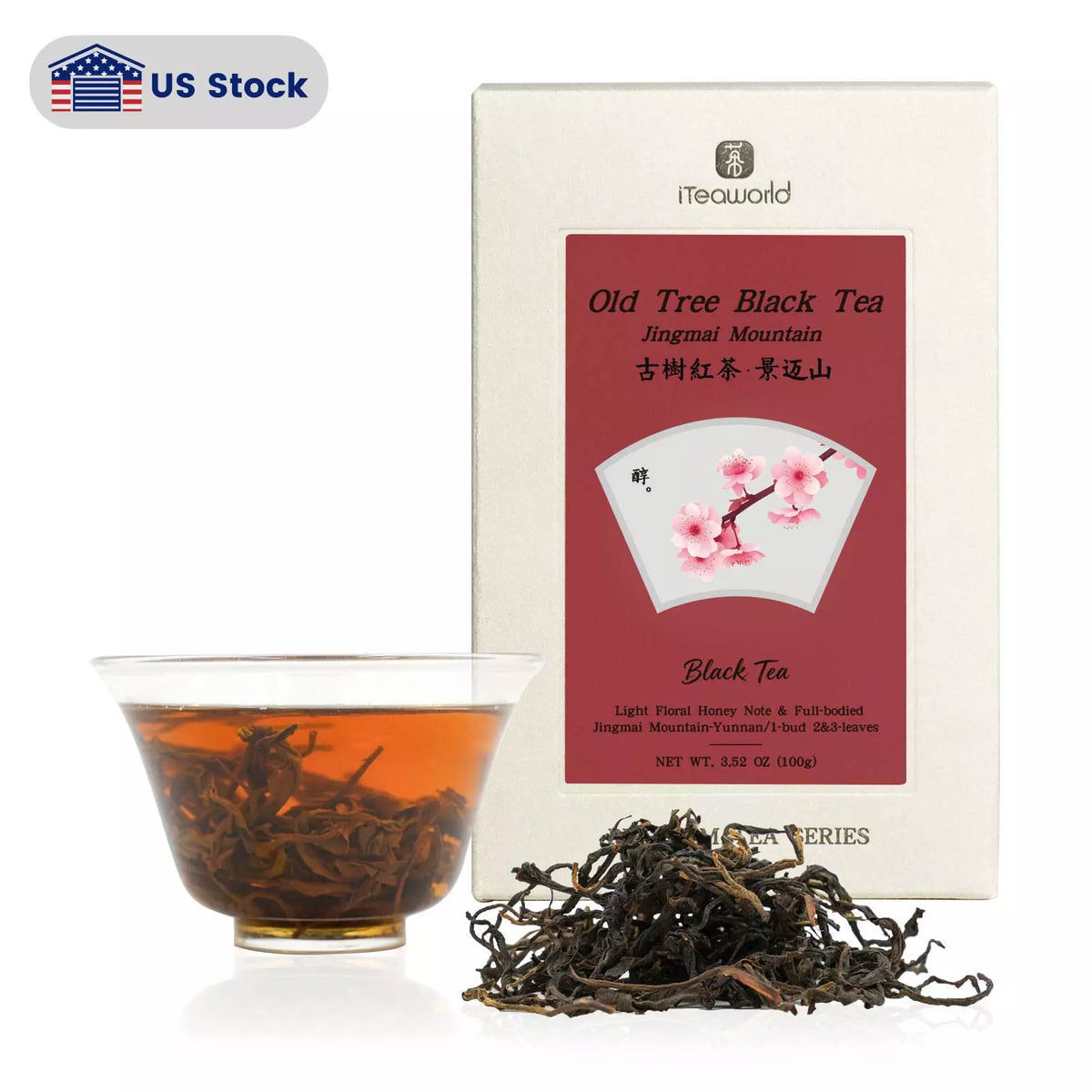 Old Tree Black Tea from Jingmai Mountain Yunnan 100g