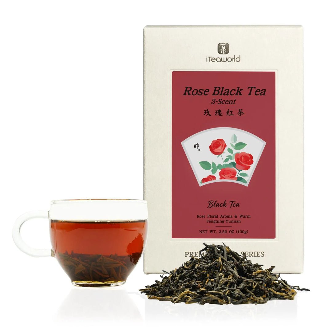 Premium Rose Black Tea – Triple-Scented | 100g