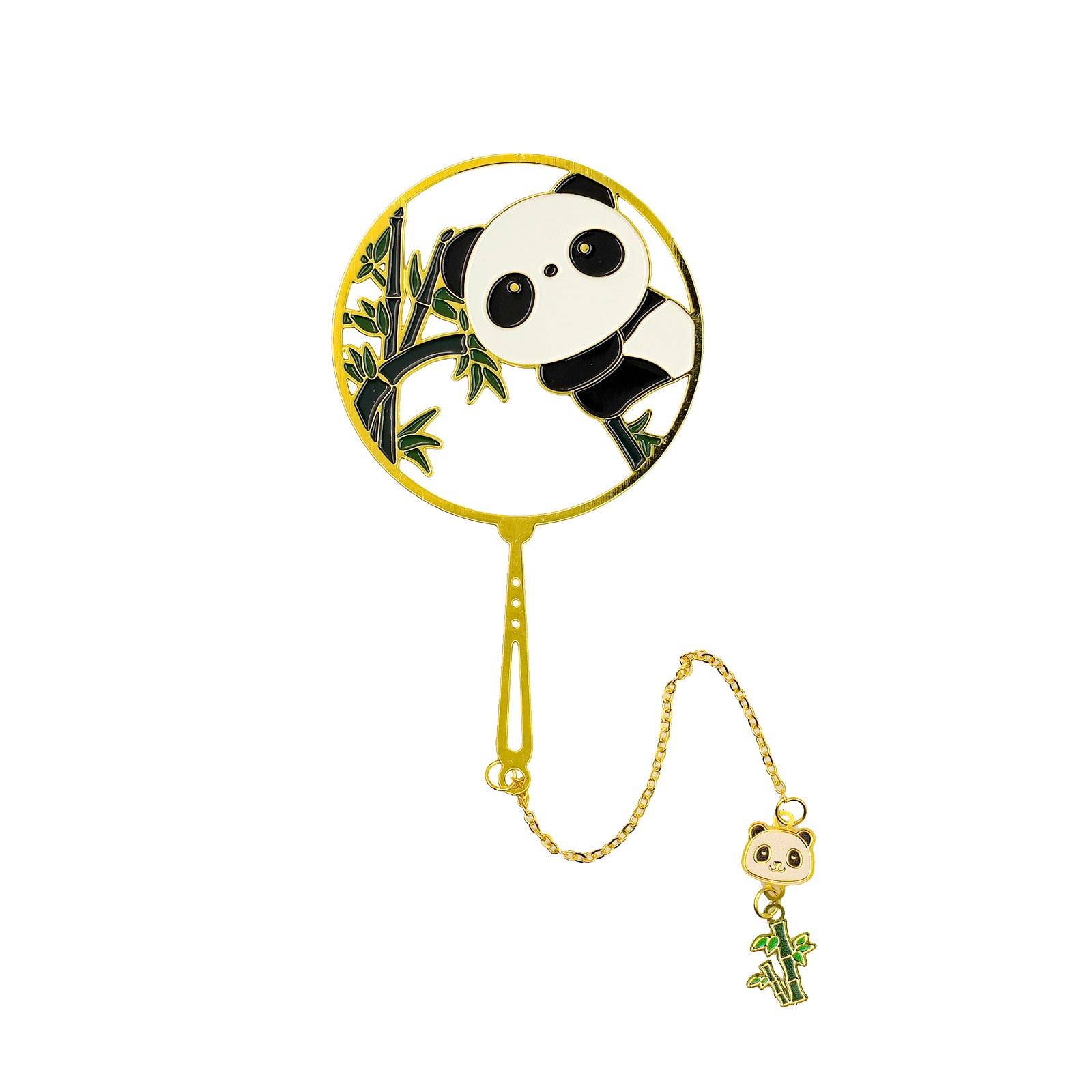 Beautifully Crafted Chinese Panda Pendant Bookmark, Featuring Intricate Color Prints - Add Only $5 to Claim Your Gift