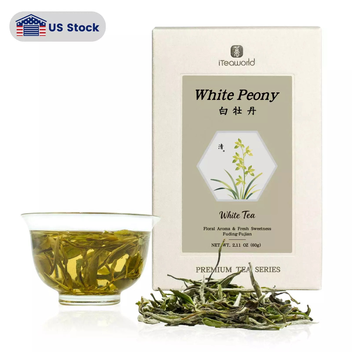 Premium White Peony Fuding White Tea 60g